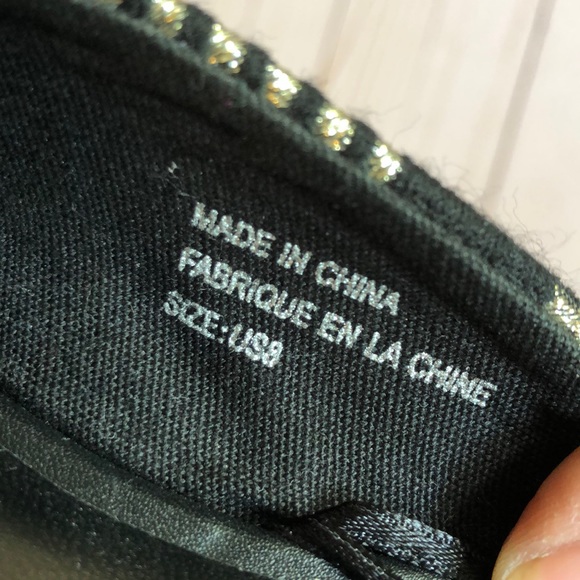 Gold & Black Urban Outfitter Mules - 8 - Picture 4 of 4